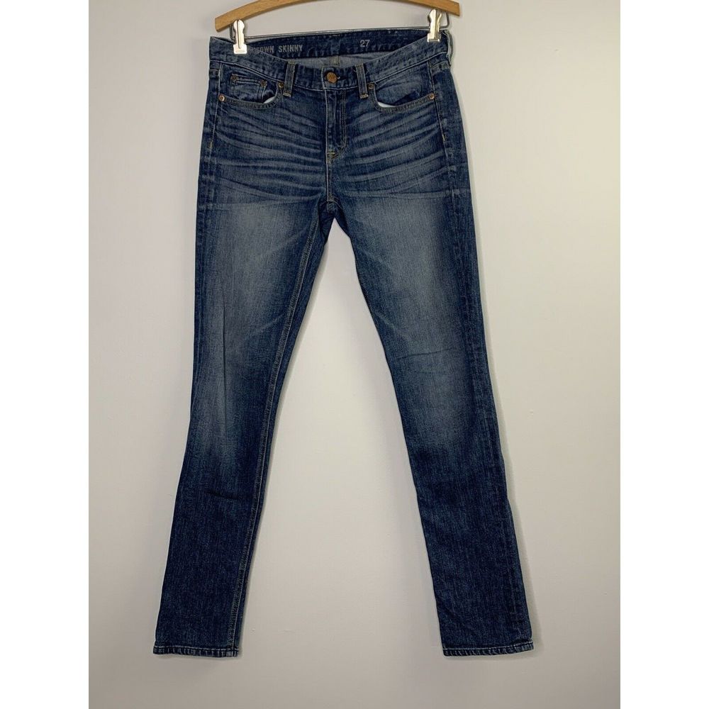 J Crew Jeans 27 Downtown Skinny Weathered …